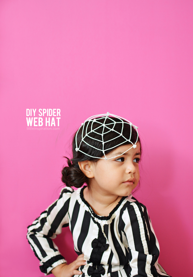 littleinspiration_DIY_Spider_Web_Hat_Tutorial_01